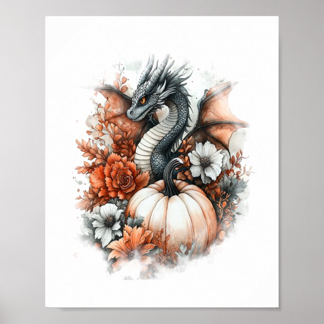 Póster Calabaza de campo Dragon (Frente)