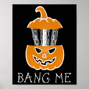 Póster Calabaza De Golf De Disco De Halloween Ng Me Ske