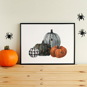 Póster Calabaza de Halloween