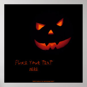 Póster Calabaza de Halloween 001