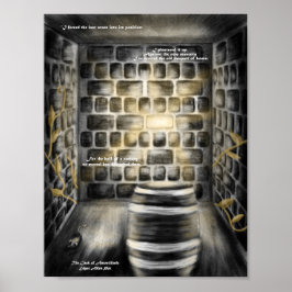 Póster Calabaza de Halloween La Cava del Amontillado Impr