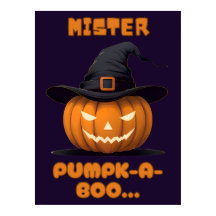 Calabaza de Halloween Mister Pumpk-A-Boo