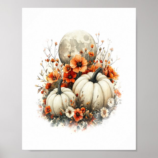 Póster Calabaza de la Moon Shirt Country (Frente)