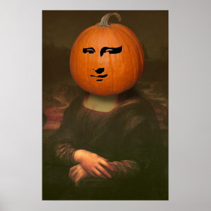 Póster Calabaza de Mona Lisa