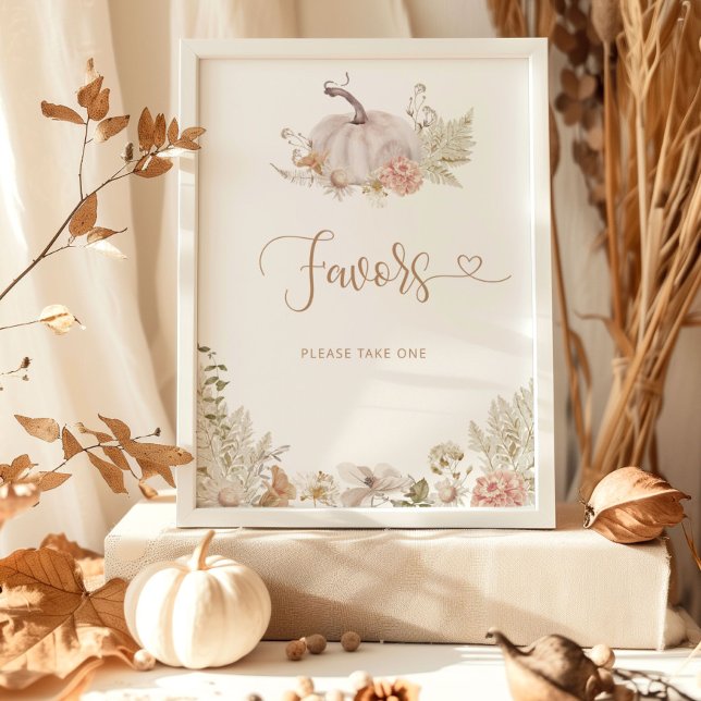 Póster Calabaza de otoño de Boho Favor tomar Poster (Subido por el creador)