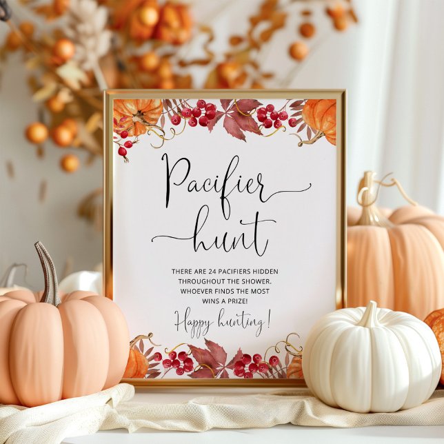 Póster Calabaza de otoño Pacificador caza juego de ducha  (Subido por el creador)