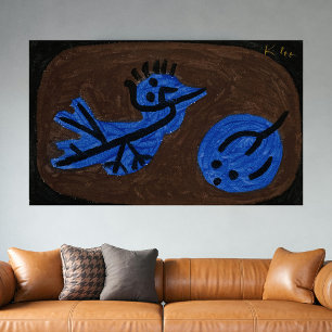 Póster Calabaza de pájaros azules - Paul Klee 1939