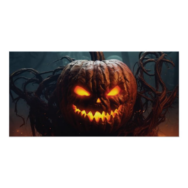 Póster Calabaza malvada (Anverso)