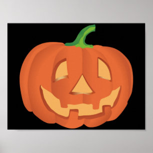 Póster Calabaza para Halloween 1
