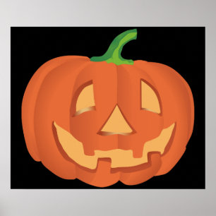Póster Calabaza para Halloween 1