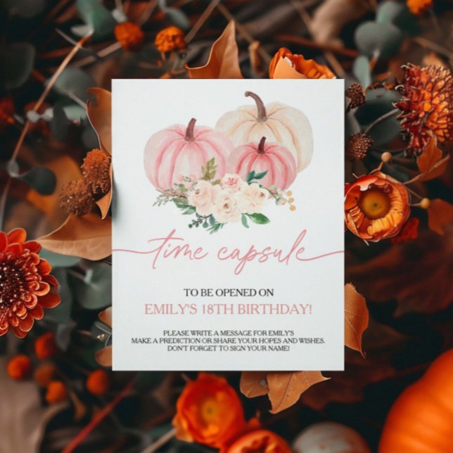 Póster Calabaza Pequeña Girando Una Vez Rótulo De La Cáps (Subido por el creador)