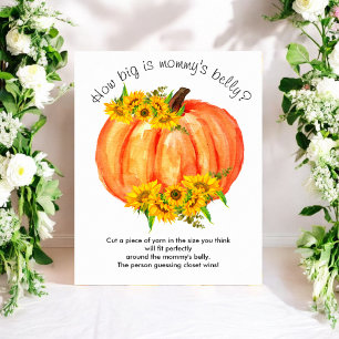 Póster Calabaza ¿Qué tan grande es el juego de Belly de m