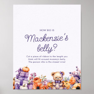 Póster Calabaza ¿Qué tan grande es el Rótulo Belly de Bab