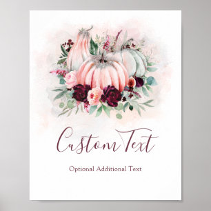 Póster Calabaza Sign