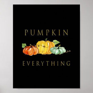 Póster Calabaza Todo Cae Chicas Niños Regalo Ideas Sobres