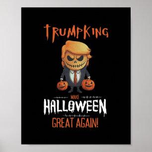 Póster Calabaza Trump Hace que Halloween sea genial de nu