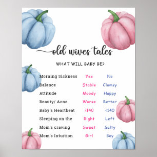 Póster Calabaza Viejas Historias de género Junta revelado