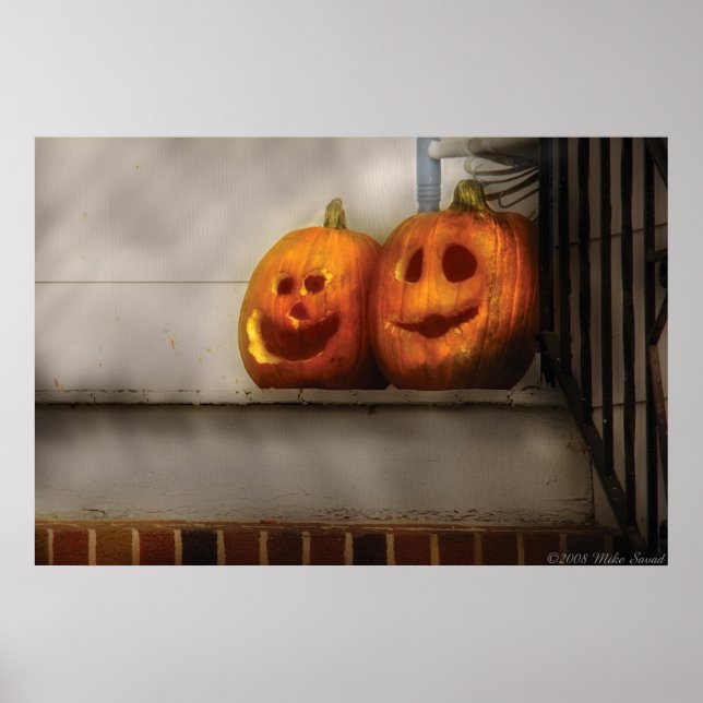 Póster Calabazas - Dos amigos tontos (Frente)