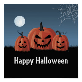 Póster Calabazas Halloween
