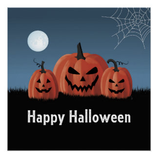 Póster Calabazas Halloween