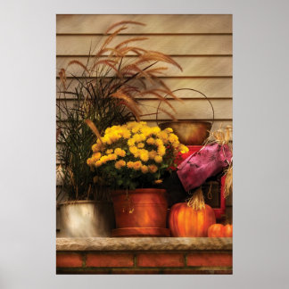 Póster Calabazas - Naturaleza muerta de otoño II