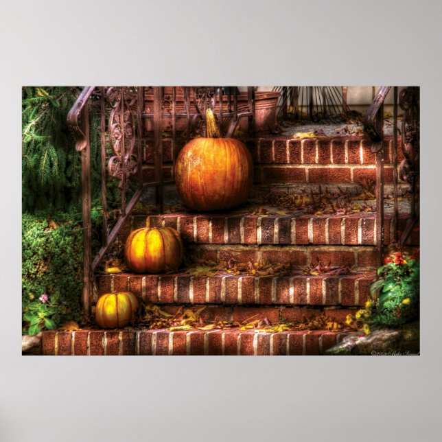 Póster Calabazas - Tres Calabazas (Frente)
