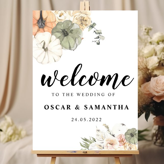 Póster Calabazas y flores acuáticas modernas (Subido por el creador)