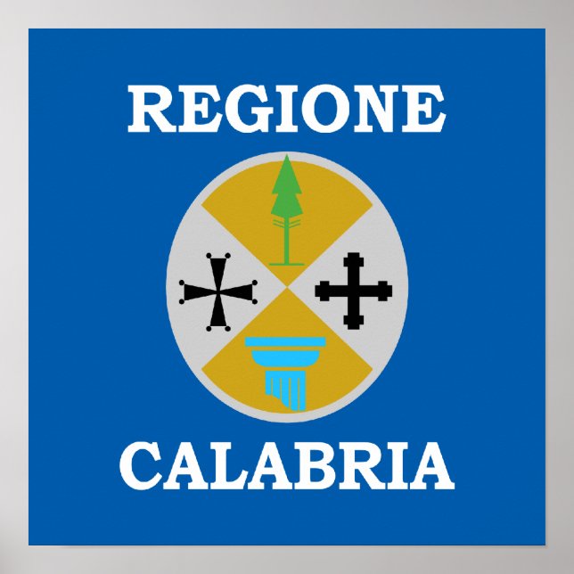 Póster Calabria, Italia (Frente)