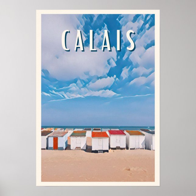 Póster Calais Photo Vintage (Frente)