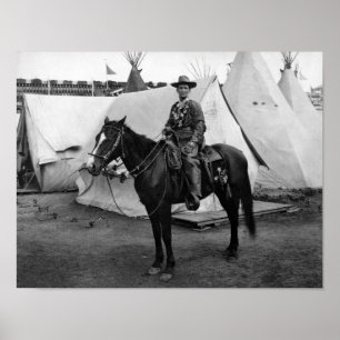 Póster Calamidad Jane a caballo