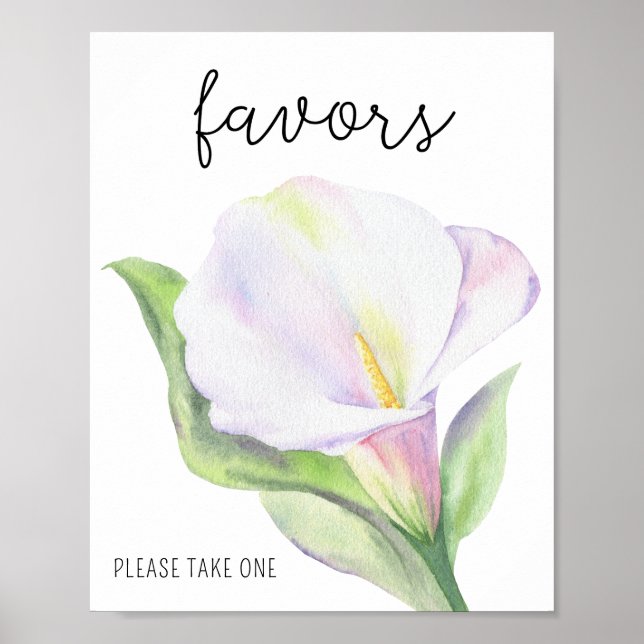 Póster Calas - Favor, tome un cartel (Frente)