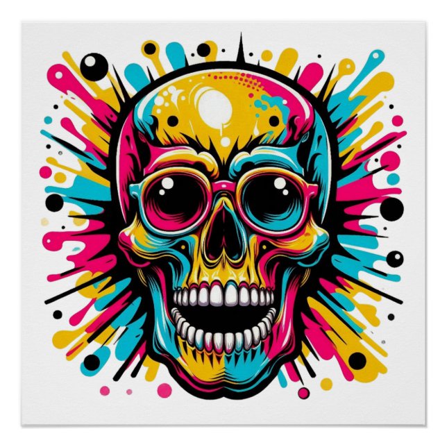 Póster Calavera (Anverso)