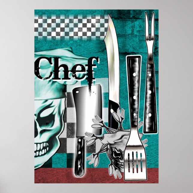 Póster Calavera 4 (Frente)