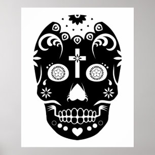 Póster calavera de azúcar: 2