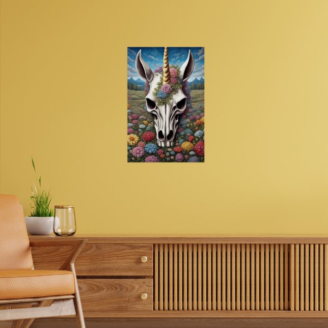 Póster Calavera de Unicorn (Salón 2)