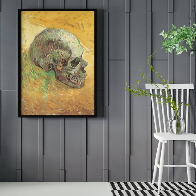 Póster Calavera de Vincent van Gogh, impresionismo vintag (Subido por el creador)