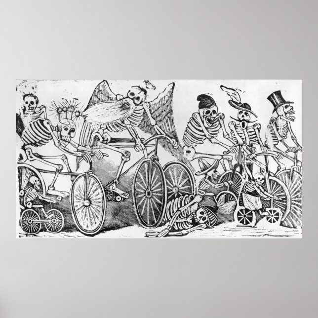 Póster Calavera del siglo XX (Frente)