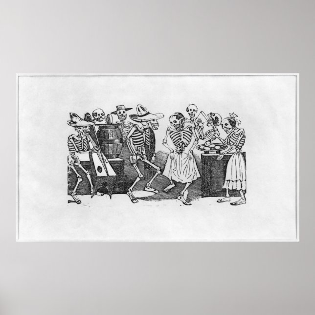 Póster Calavera du jarabe d'outretombe (Frente)