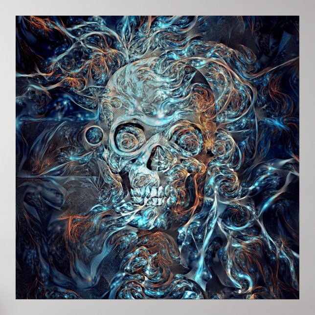 Póster Calavera mágica (Frente)