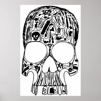 Póster Calavera quirúrgica