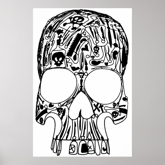 Póster Calavera quirúrgica (Frente)