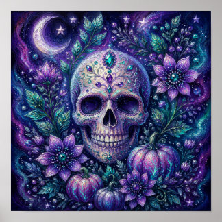Póster CalaveraMísticaDeMedianoche