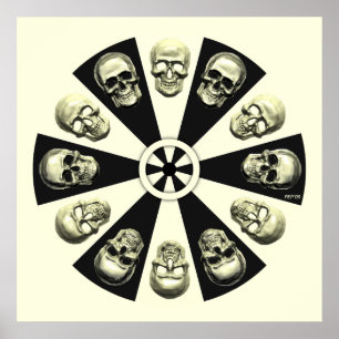Póster Calaveras