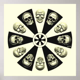 Póster Calaveras