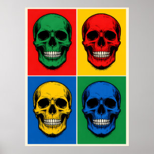 Póster Calaveras