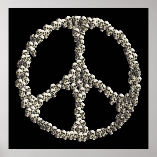 Póster Calaveras de paz (Frente)