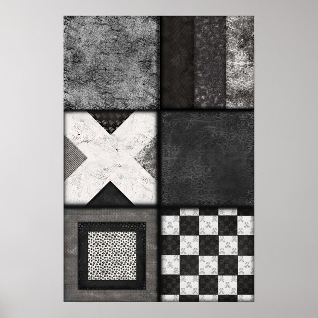 Póster Calaveras, encaje y poster de Spiderweb en blanco  (Frente)