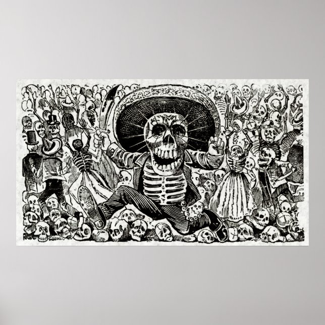 Póster Calaveras Oaxaquena (Frente)