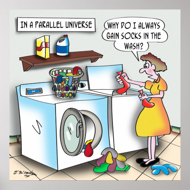 Póster Calcetines en un universo paralelo (Frente)