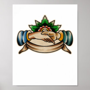 Póster Calcomanía Trad Tattoo 008